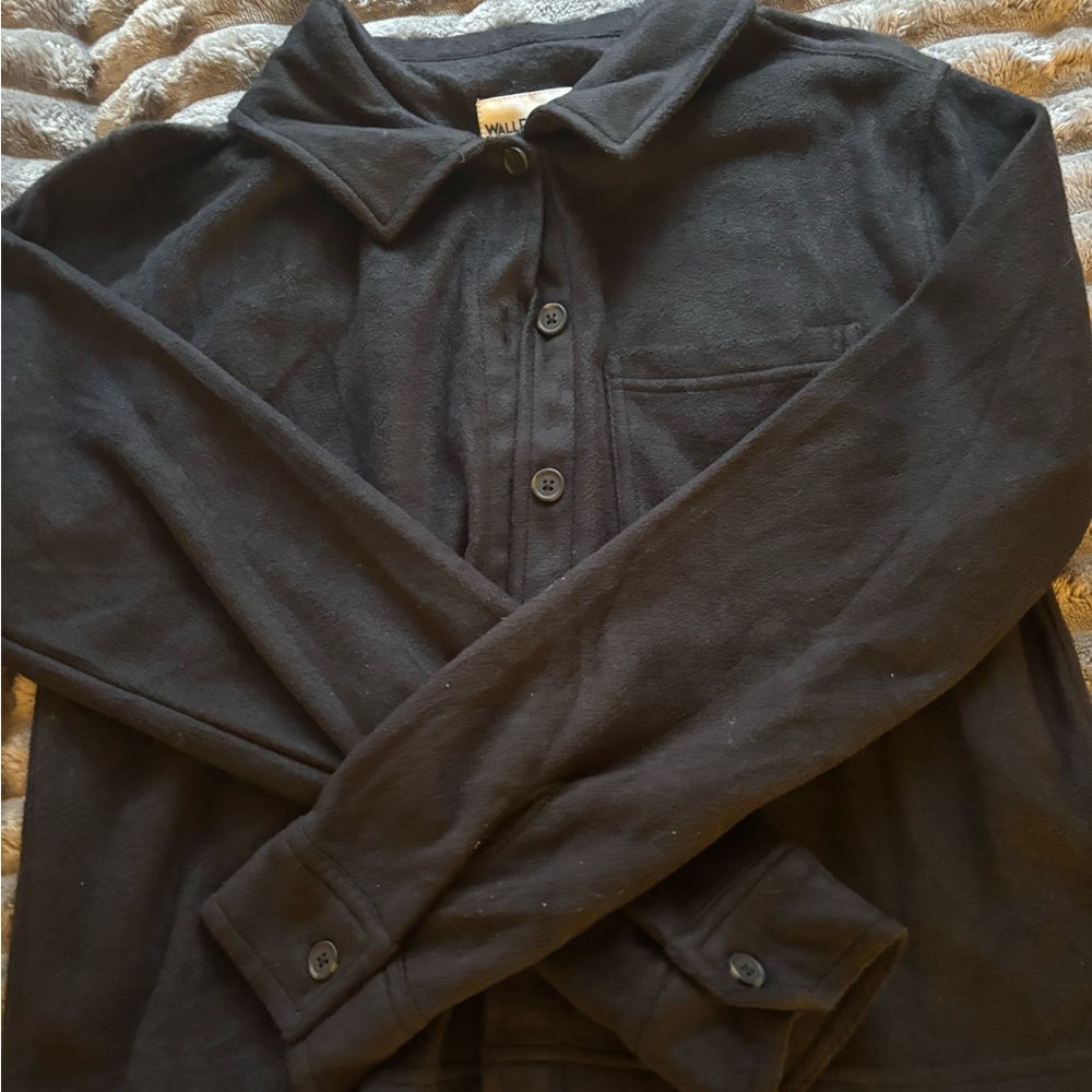 Black Button-Up Shirt